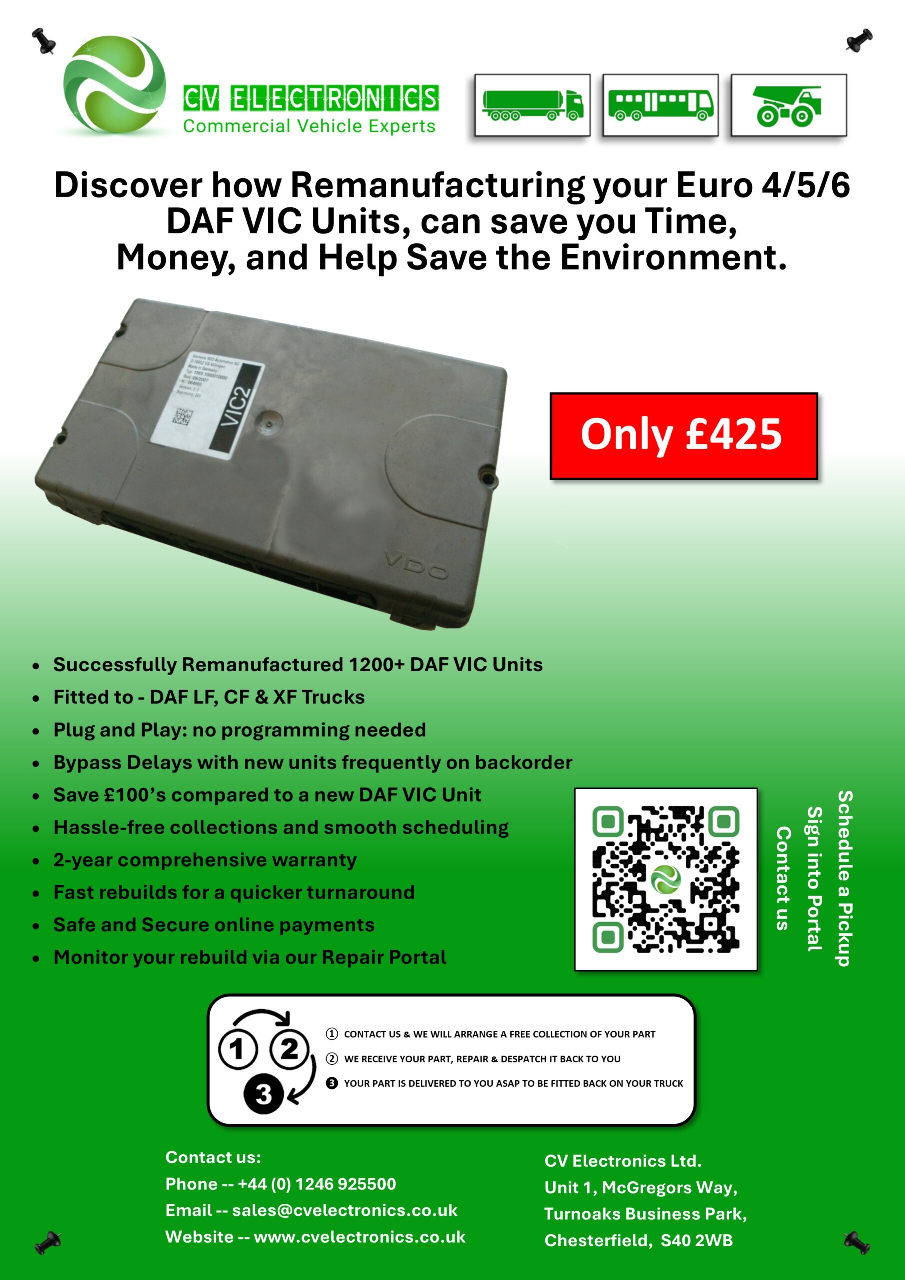 DAF VIC UNIT | CV Electronics Ltd DAF VIC UNIT