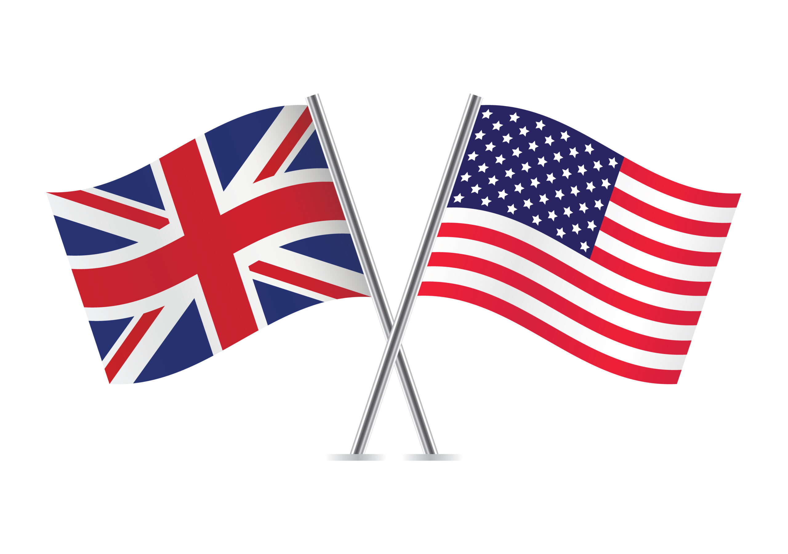american british flags
