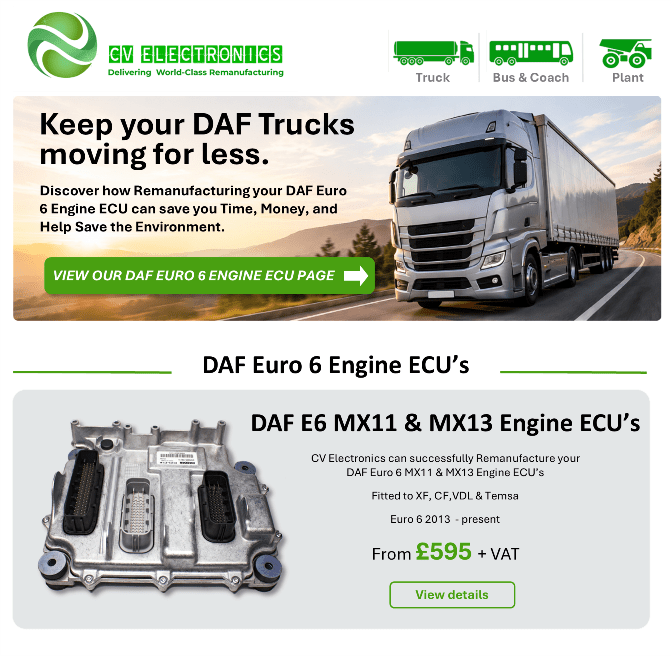 DAF DAEC07 Euro 6 Engine ECU