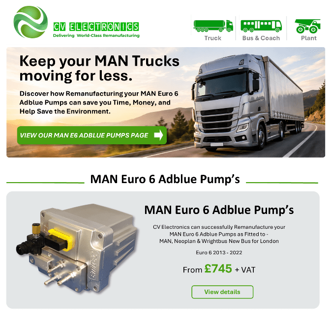 MAN Euro 6 Adblue Pump